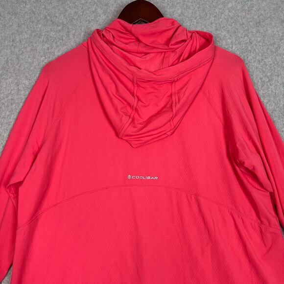 Coolibar Coral Pink Arabella Hoodie Size Medium - Picture 8 of 11